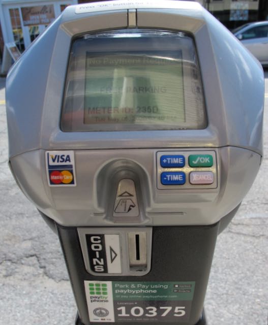 Parking meter, Concord MA