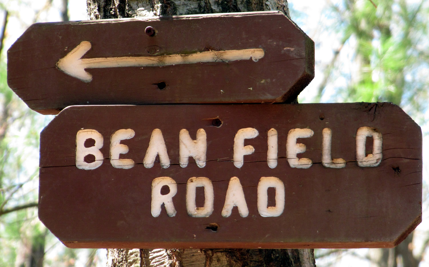Beanfield Road Sign