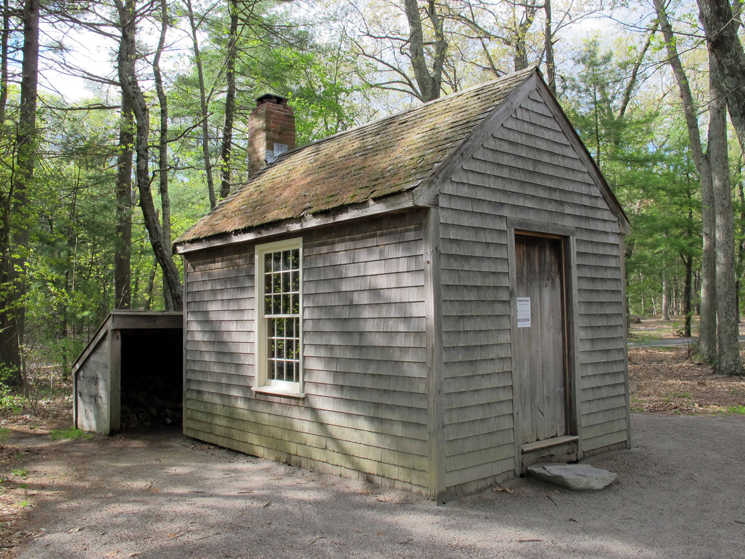 Replica of Thoreau's house at Walden Pond, Concord MA